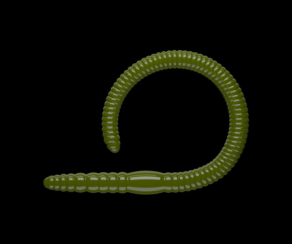 Fotografie Libra Lures Flex Worm 9,5cm 10ks - Olive