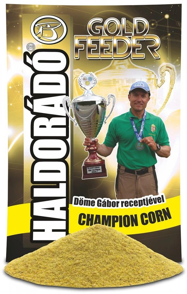 E-shop Haldorádó Vnadící směs Gold Feeder 1kg - Champion Corn,Haldorádó Vnadící směs Gold Feeder 1kg - Champion Corn