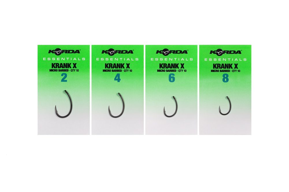 Korda Háčky Essentials Krank X 10ks - vel.2 Bez protihrotu