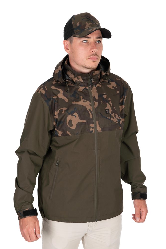 E-shop Fox rybářská bunda Camo/Khaki RS 10K jacket - XXXL