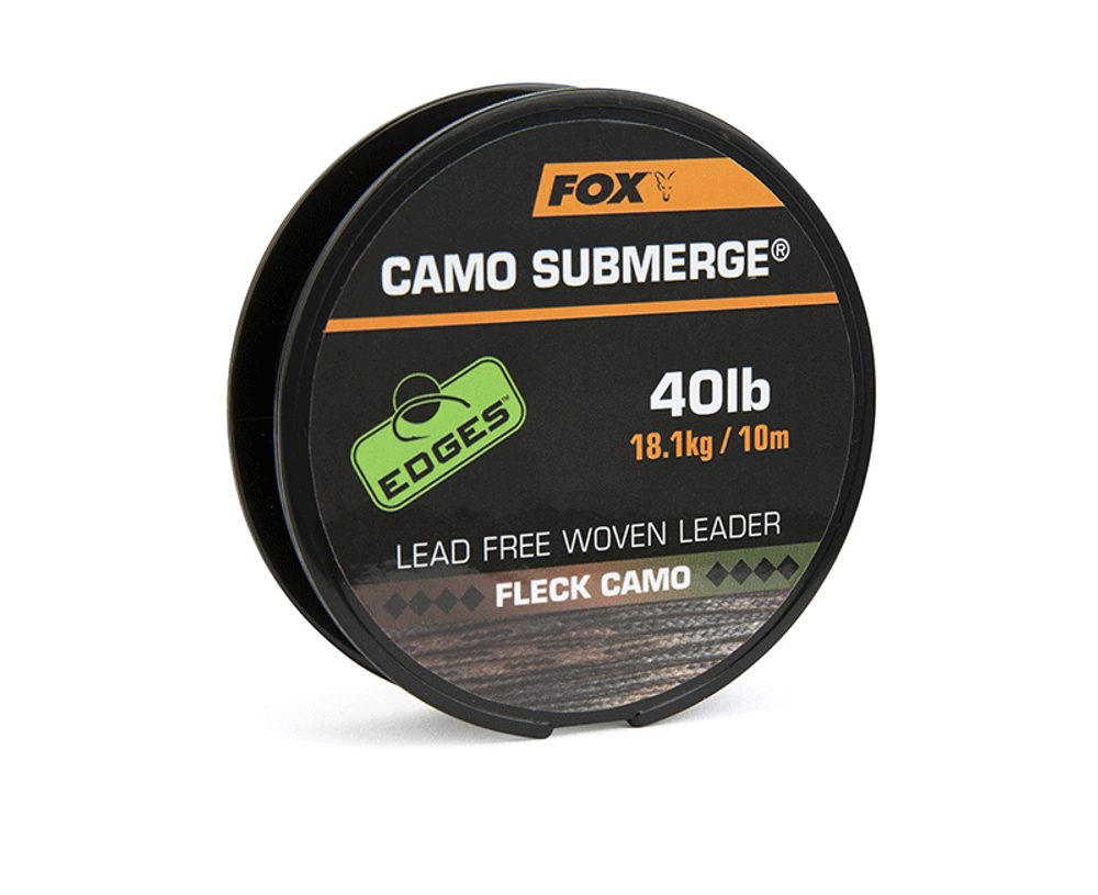 Fox Šňůra Edges Submerge Camo Leader Fleck Camo 10m - 40lb