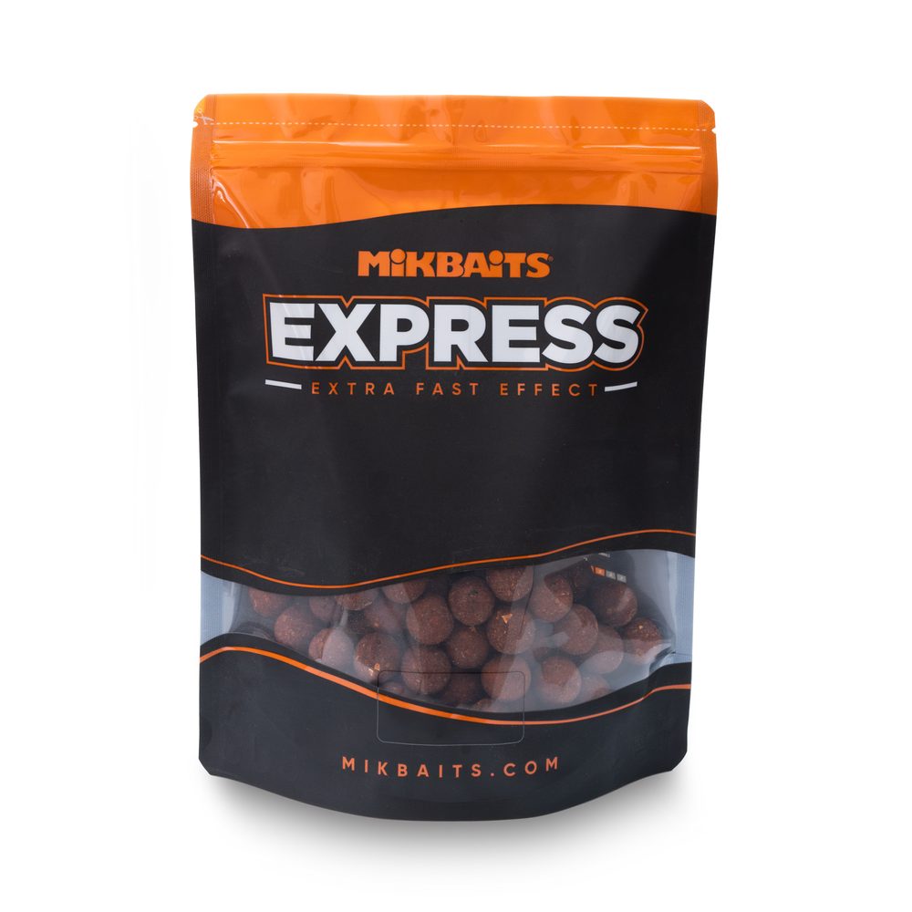 Mikbaits Boilie eXpress - Půlnoční pomeračn  20mm  900g