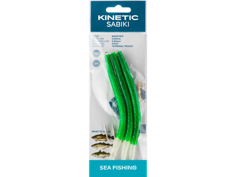 E-shop Kinetic Návazec Sabiki Makk Glow Green Splatter,Kinetic Návazec Sabiki Makk Glow Green Splatter