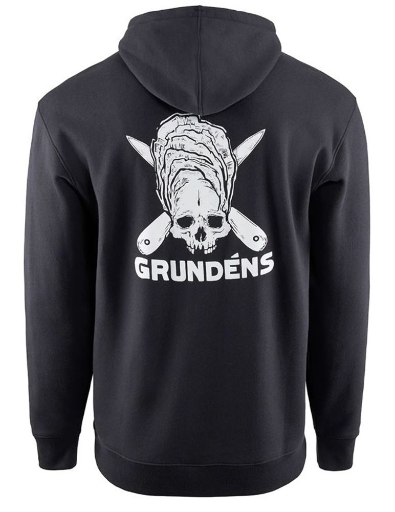 Grundéns Rybářská Mikina Displacement DWR Hoodie Zero Shucks Black - XXL
