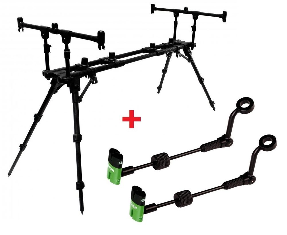 Fotografie Zfish Stojan Rod Pod Construct 3 Rods + 2x Indicator ZFX Mini Zdarma!