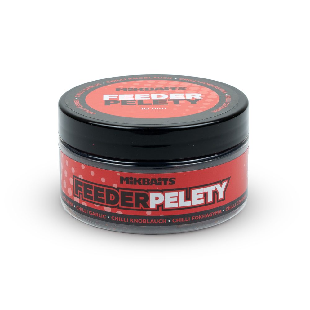E-shop Mikbaits Feeder pelety 100ml - Chilli Česnek,Mikbaits Feeder pelety 100ml - Chilli Česnek