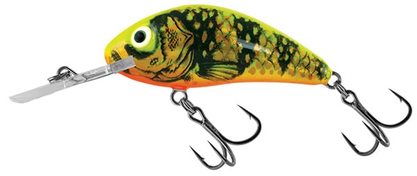 E-shop Salmo Wobler Rattlin Hornet Floating 6,5cm - Gold Fluo Perch