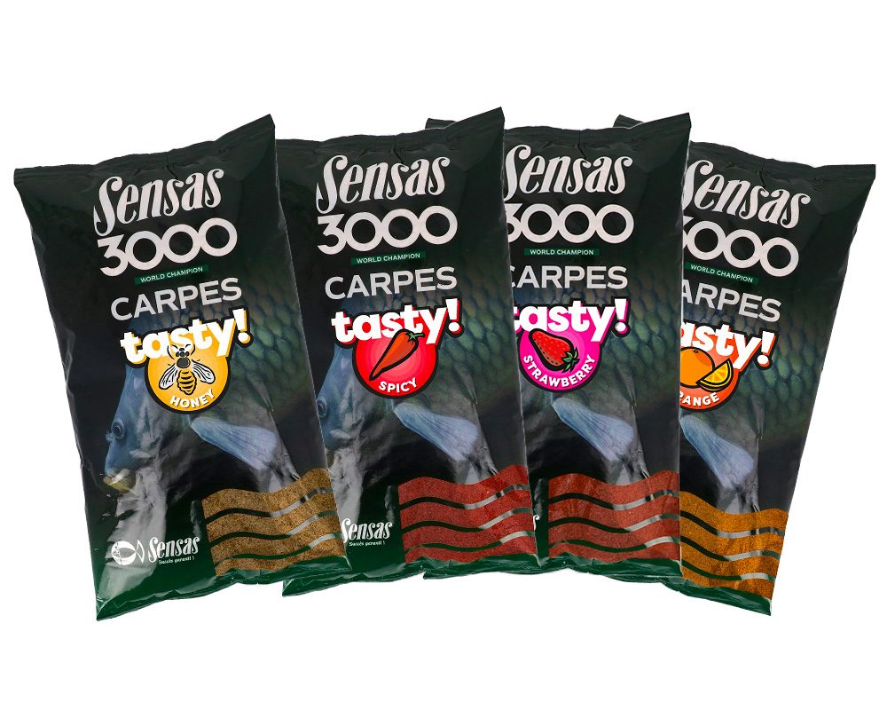 E-shop Sensas Krmítková směs 3000 Carp Tasty 1kg,Sensas Krmítková směs 3000 Carp Tasty 1kg