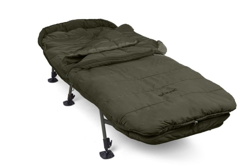Sonik Rybářské lehátko se spacákem AXS Sleep System Comfort Memory Foam,Sonik Rybářské lehátko se spacákem AXS Sleep System Comfort Memory Foam