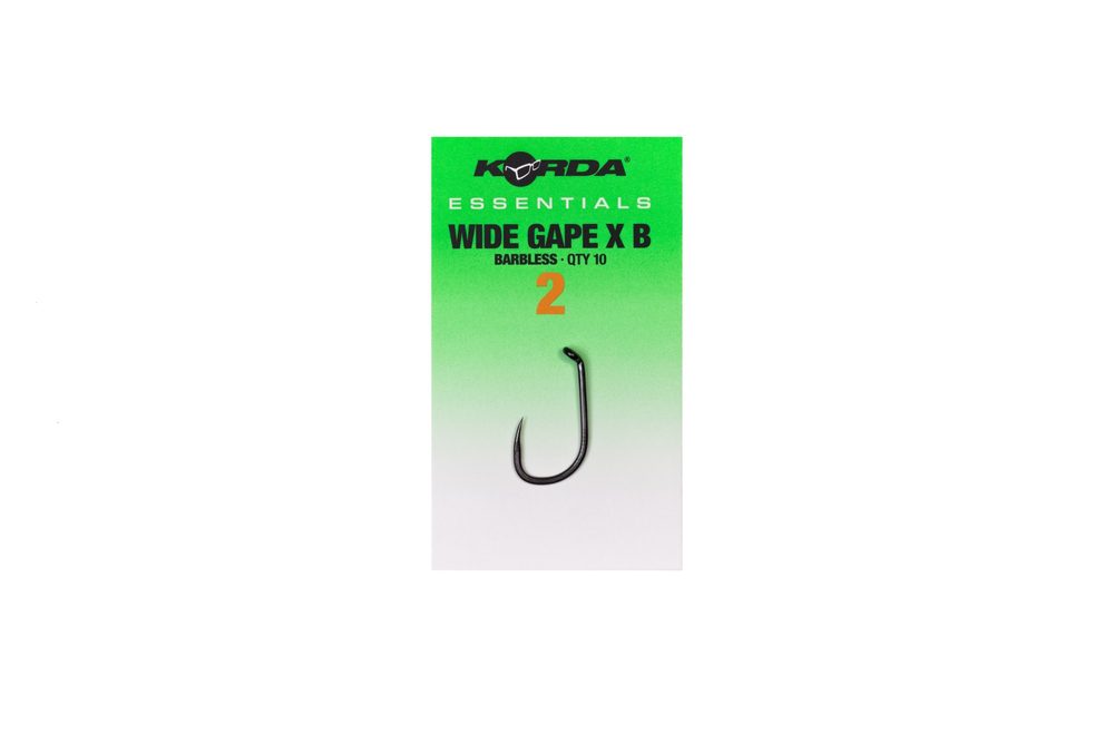 Korda Háčky Essentials Wide Gape X 10ks - vel.2 Bez protihrotu