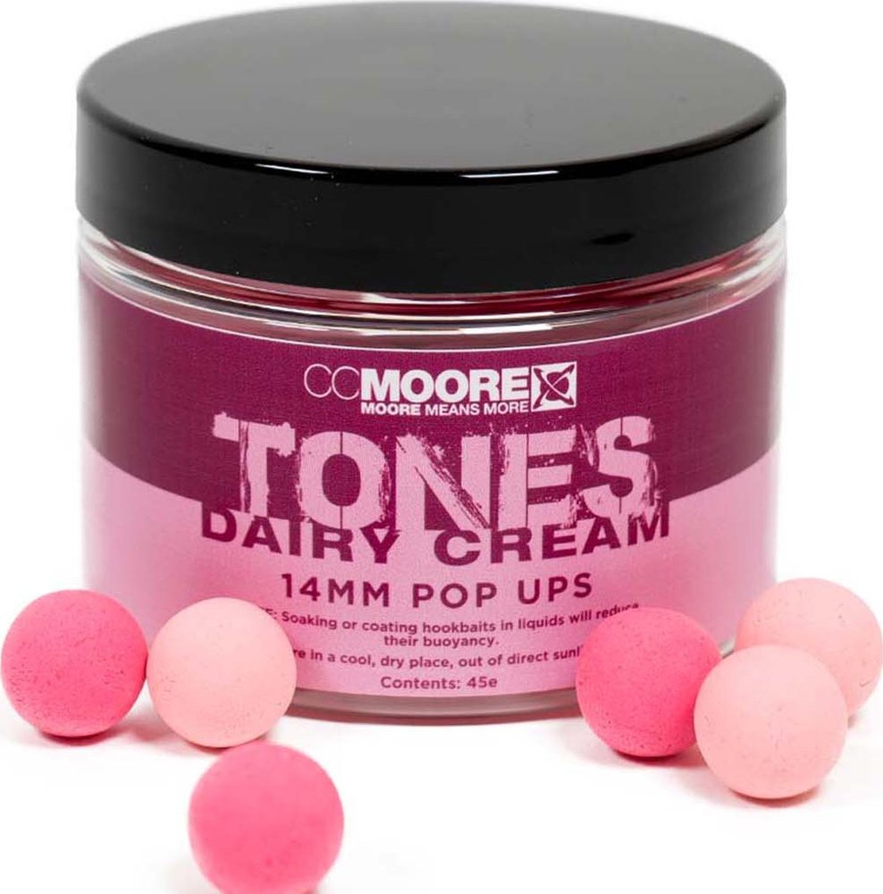 E-shop CC Moore Plovoucí boilie Dairy Cream Tones Pop Ups - 12mm 55ks,CC Moore Plovoucí boilie Dairy Cream Tones Pop Ups - 12mm 55ks