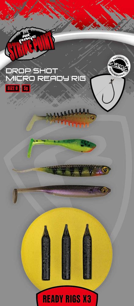 E-shop Fox Rage Návazce Drop Shot Ready Rigs - Micro vel.8 5g,Fox Rage Návazce Drop Shot Ready Rigs - Micro vel.8 5g