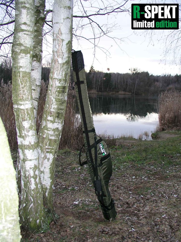 E-shop R-Spekt Pouzdro na 2 pruty polstrované khaki Double LUX s kapsou 11´,R-Spekt Pouzdro na 2 pruty polstrované khaki Double LUX s kapsou 11´