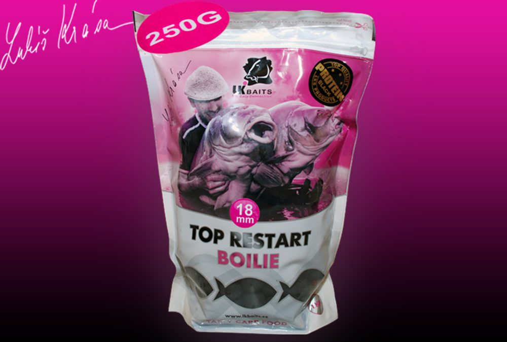 E-shop LK Baits Boilie Top ReStart Black Protein 18mm 250g,LK Baits Boilie Top ReStart Black Protein 18mm 250g