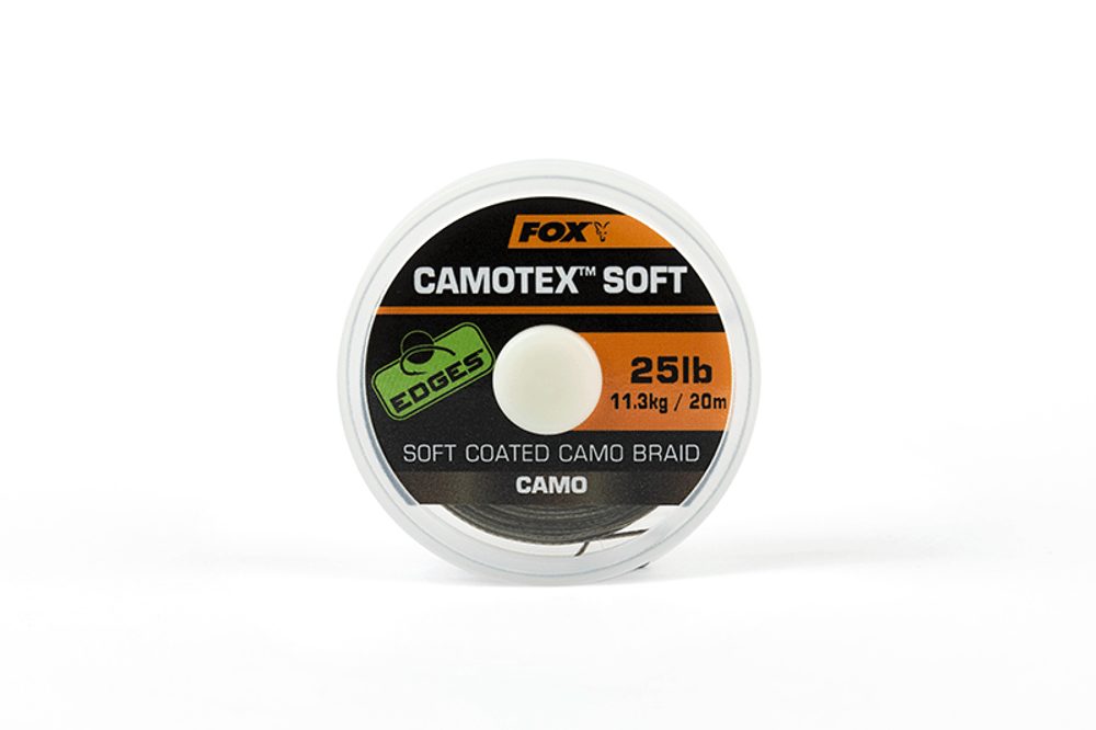 Fox Ztužená šňůrka Camotex Soft Camo 20m - 20lb