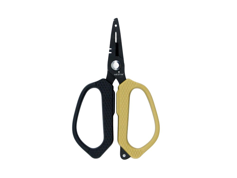 E-shop Westin Nůžky na pletenky Braid Scissor & Splitring Plier Stainless Black Sand,Westin Nůžky na pletenky Braid Scissor & Splitring Plier Stainless Black