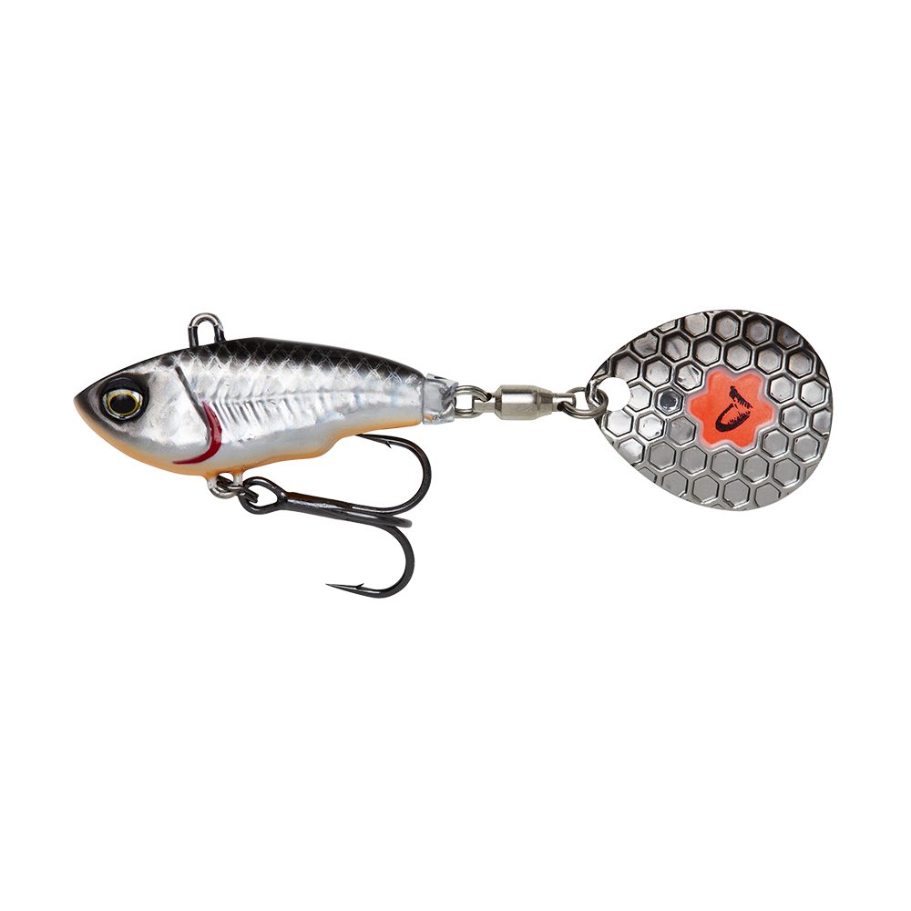 E-shop Savage Gear Tail Spinner Fat Tail Spin Sinking Dirty Silver - 5,5cm 9g,Savage Gear Tail Spinner Fat Tail Spin Sinking Dirty Silver - 5,5cm 9g