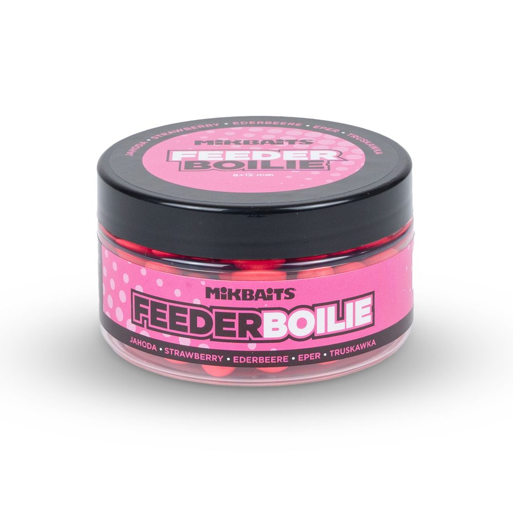 E-shop Mikbaits Feeder boilie 8+12mm 100ml - Jahoda,Mikbaits Feeder boilie 8+12mm 100ml - Jahoda