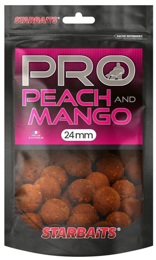 Starbaits Boilies Pro Peach Mango 200g - 24mm