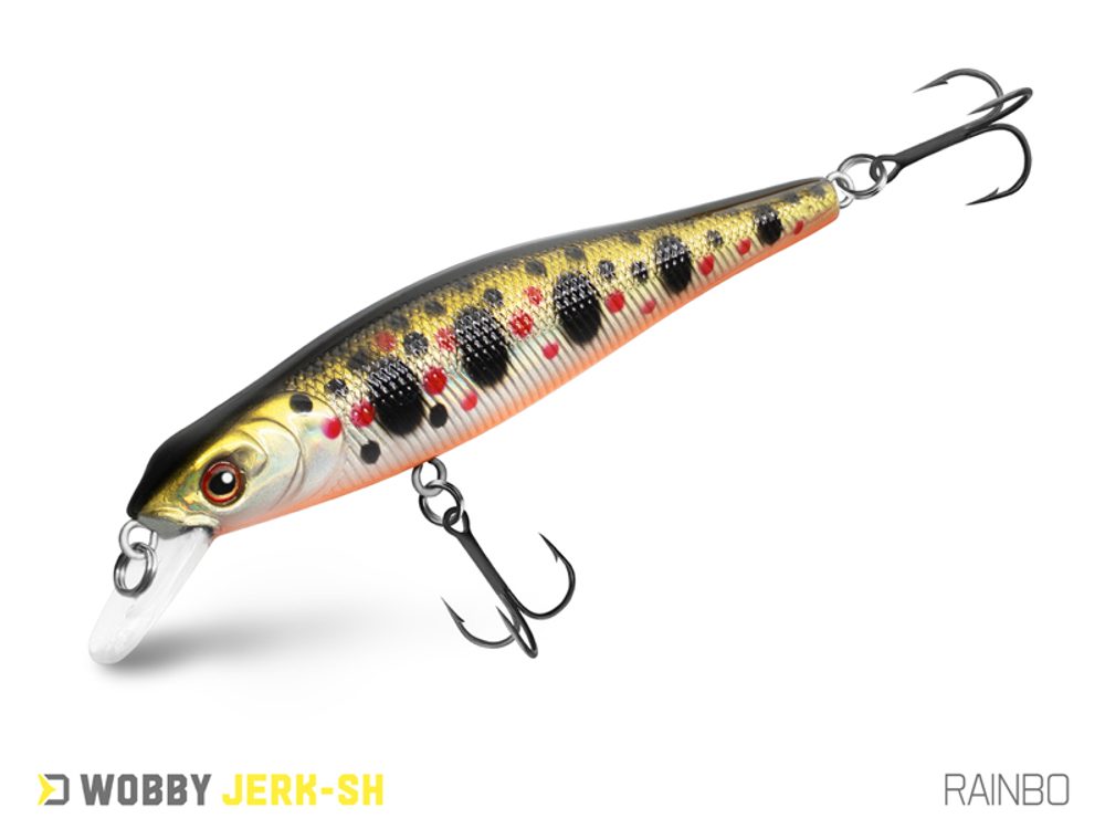 Delphin Wobler Wobby Jerk-SH 8cm 6,5g - RAINBO