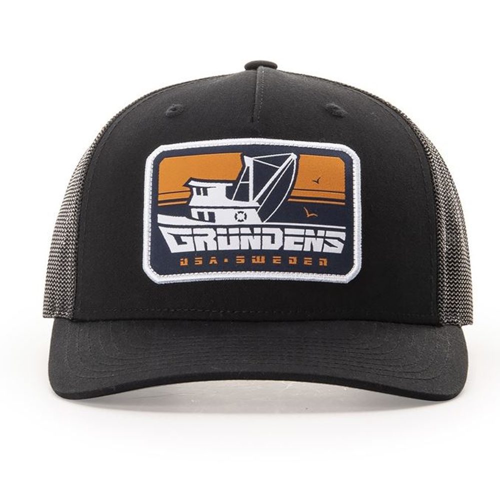 Grundéns Kšiltovka Commercial Boat Trucker Black O/S