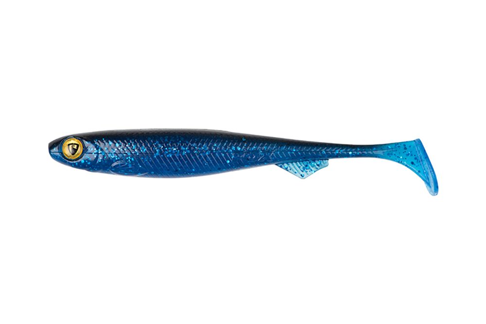 Fox Rage Gumová nástraha Slick Shad Bulk UV Blue Flash - 9cm