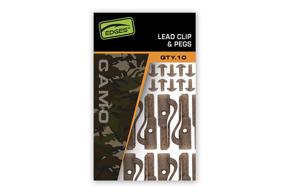 Fox Závěsky Edges Camo Lead Clip + Pegs 10ks