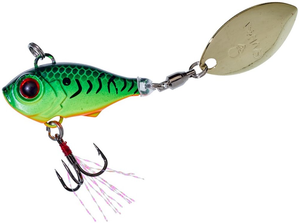 E-shop Gunki Tail Spinner Shocker Vib 15,6g - Mat Fire Tiger,Gunki Tail Spinner Shocker Vib 15,6g - Mat Fire Tiger