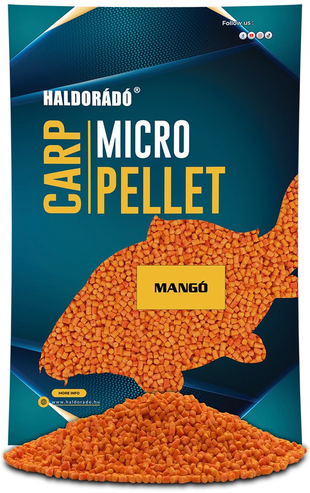 Haldorádó Pelety Carp Micro Pellet 2,5mm 600g - Mango