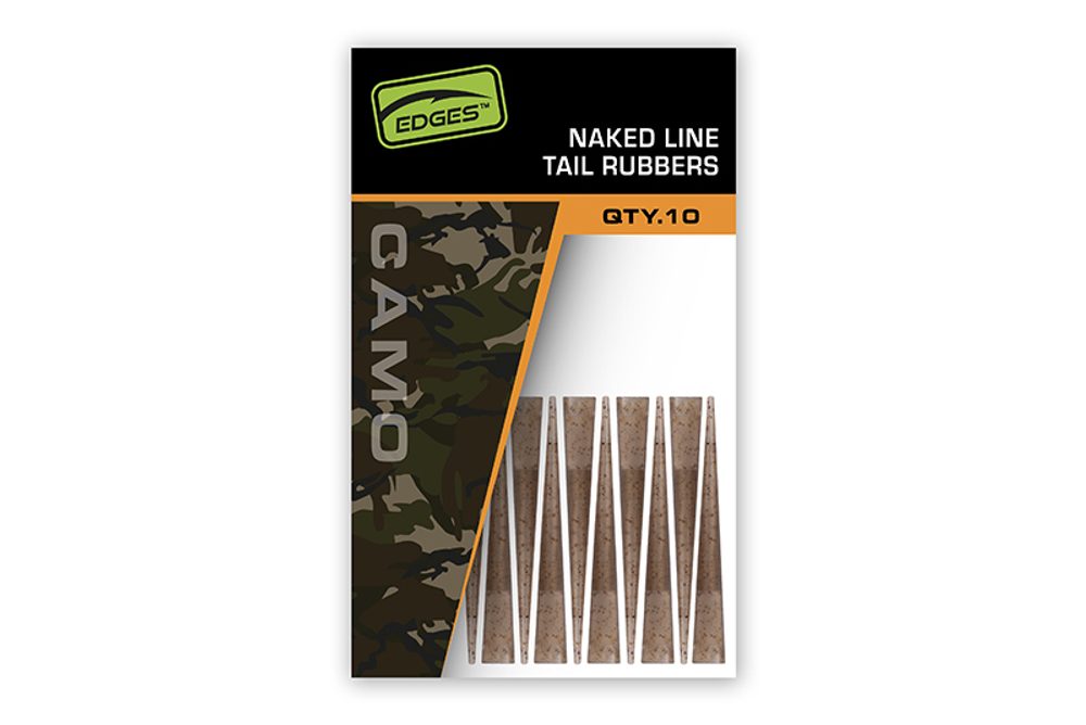 Fox Převleky Edges Camo Naked Line Tail Rubbers 10ks
