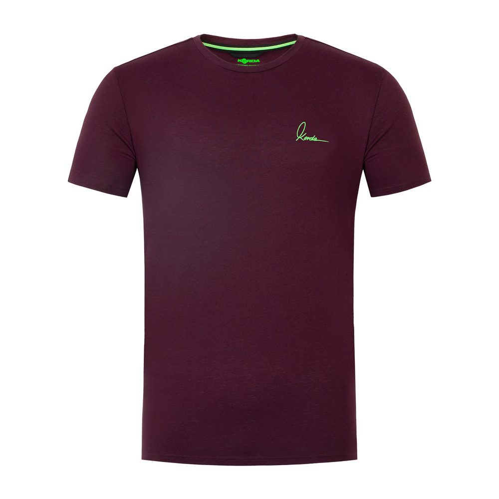 Korda Triko Minimal Tee Burgundy - M