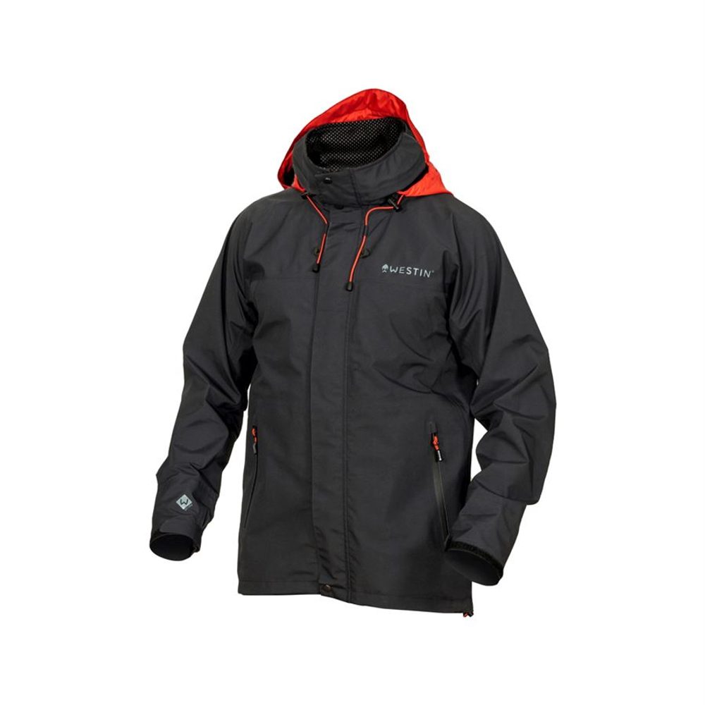 Westin rybářská bunda W6 Rain Jacket Steel Black - M,Westin rybářská bunda W6 Rain Jacket Steel Black - M