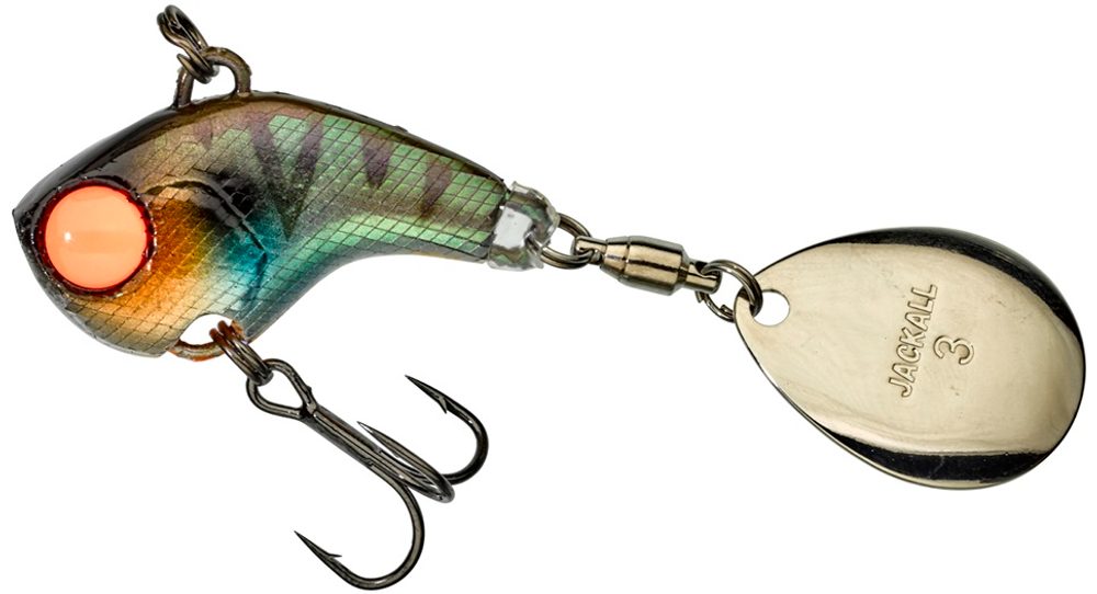 E-shop Illex Tail Spinner Deracoup 2,6cm 10g - Magic Green Perch,Illex Tail Spinner Deracoup 2,6cm 10g - Magic Green Perch