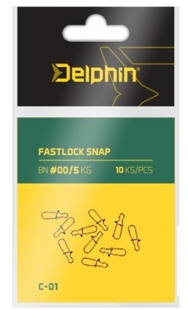 Fotografie Delphin Karabinka Fastlock Snap C-01 10ks - Velikost 00/9kg