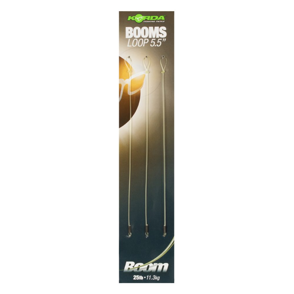 E-shop Korda Návazec Ready Tied Boom Loop 25lb 3ks - 14cm,Korda Návazec Ready Tied Boom Loop 25lb 3ks - 14cm