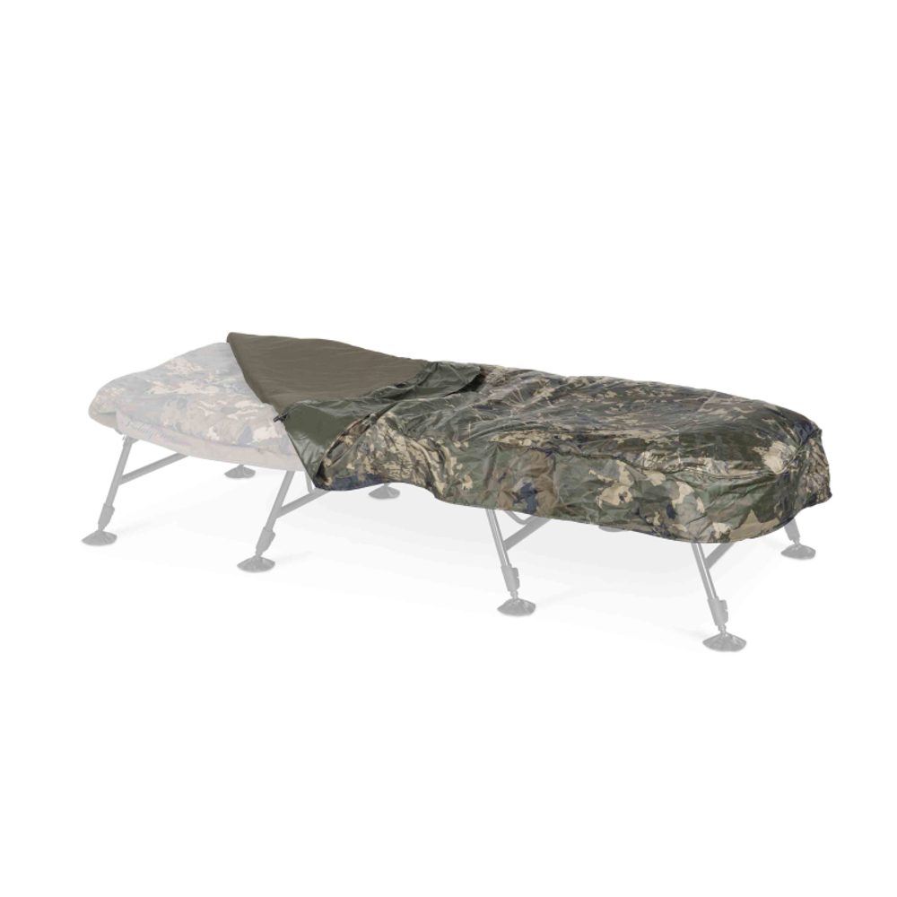 Fotografie Nash Přehoz Indulgence Waterproof Bedchair Cover Camo Standard