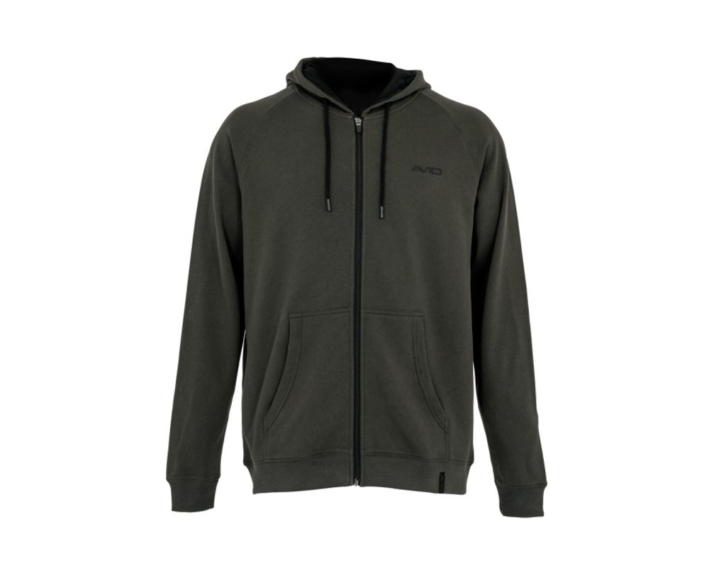 Avid Rybářská Mikina Bearing Zip Hoodie Green - XXXL