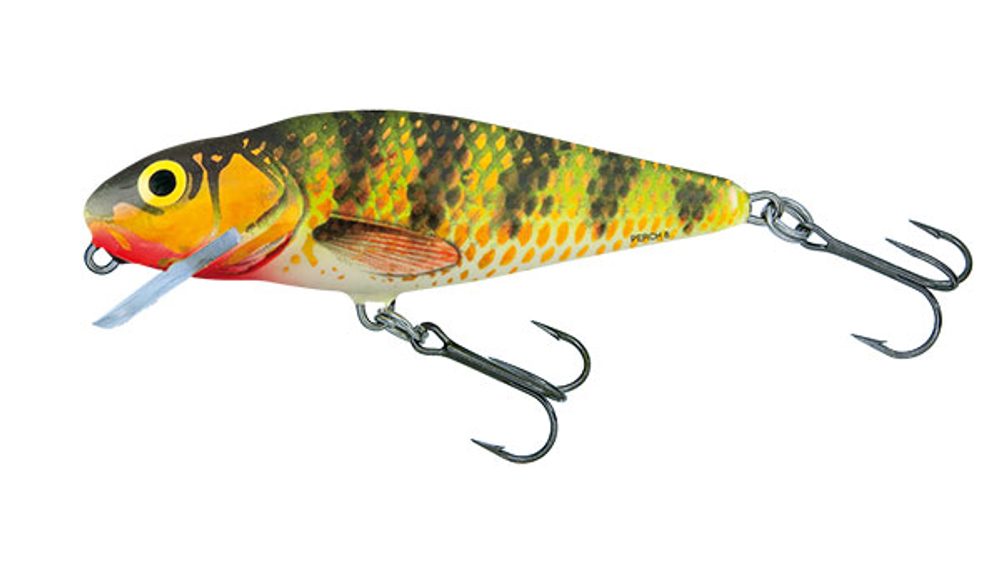 Salmo Wobler Perch Shallow Runner 12cm - Holo Perch