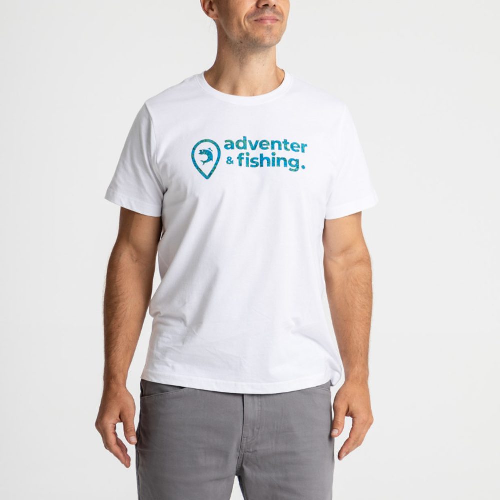 E-shop Adventer & fishing Tričko krátký rukáv White & Bluefin - XXL