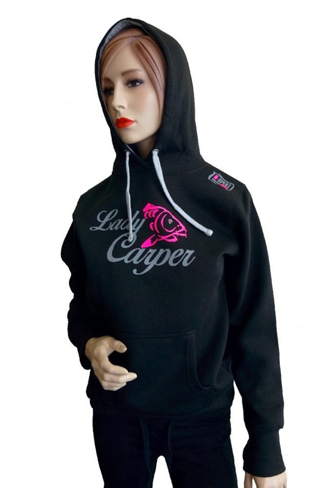 E-shop R-Spekt Dámská Rybářská Mikina s kapucí Lady Carper black,R-Spekt Dámská Rybářská Mikina s kapucí Lady Carper black