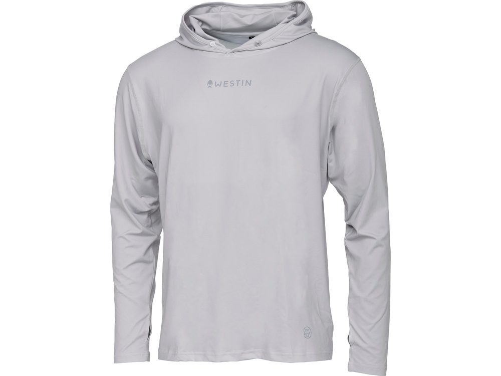 E-shop Westin Triko Ledge Upf Hoodie Mist Grey - L,Westin Triko Ledge Upf Hoodie Mist Grey - L