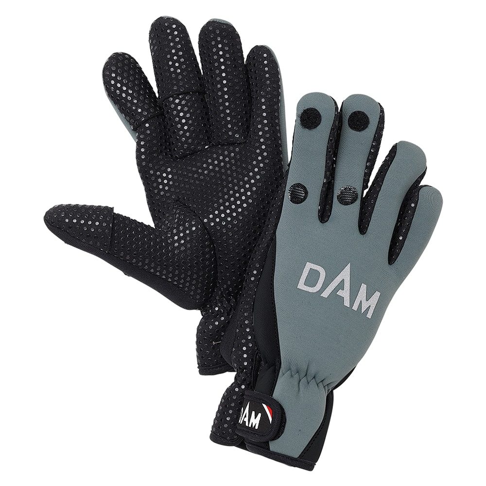 DAM Neoprénové rukavice Neoprene Fighter Glove Black/Grey