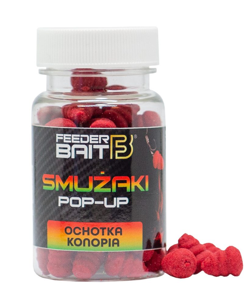 FeederBait Nástraha Smużaki Pop-Up 8mm 60ml - F1- Patentka/Konopí