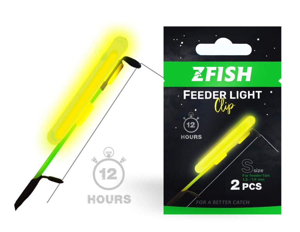 E-shop Zfish Chemické světlo Feeder Clip 2ks,Zfish Chemické světlo Feeder Clip 2ks
