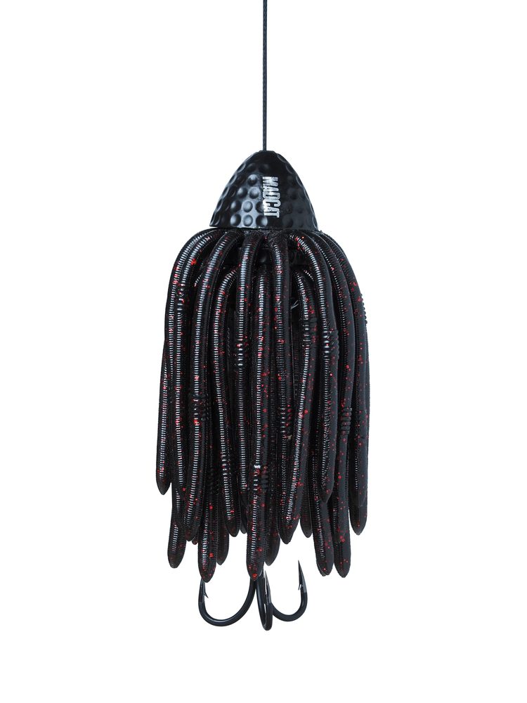 E-shop Madcat Nástraha Worms Teaser 35cm Black - 100g,Madcat Nástraha Worms Teaser 35cm Black - 100g
