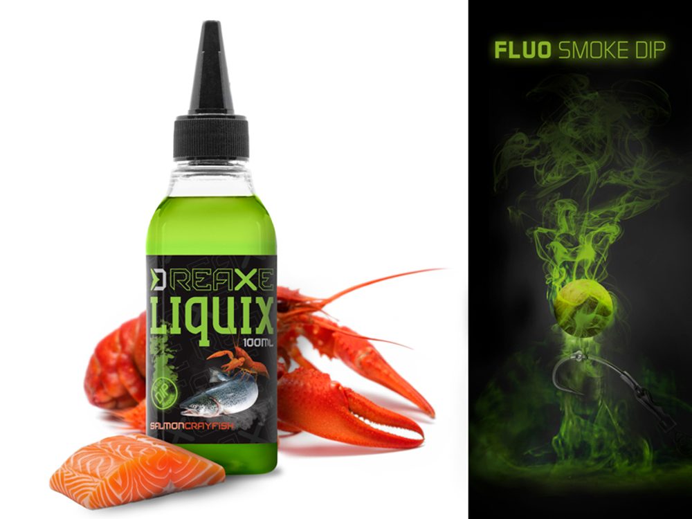 Delphin Fluo dip D Snax LiquiX 100ml - Losos - Rak,Delphin Fluo dip D Snax LiquiX 100ml - Losos - Rak
