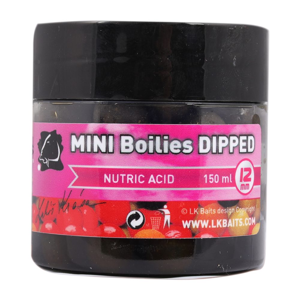 E-shop LK Baits MINI Boilies v dipu 12mm 150ml - Nutric Acid,LK Baits MINI Boilies v dipu 12mm 150ml - Nutric Acid