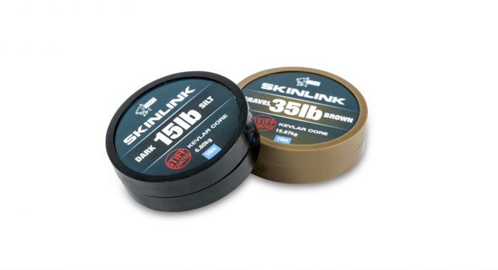 E-shop Nash Návazcová Šnůra Skinlink Stiff Gravel 10m - 20lb,Nash Návazcová Šnůra Skinlink Stiff Gravel 10m - 20lb