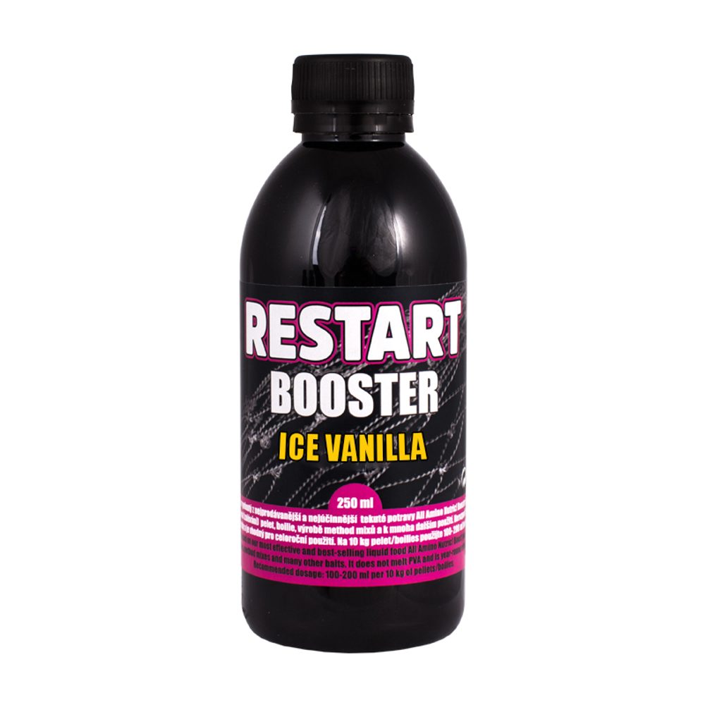 E-shop LK Baits Booster 250 ml - ReStart - Ice Vanilla,LK Baits Booster 250 ml - ReStart - Ice Vanilla