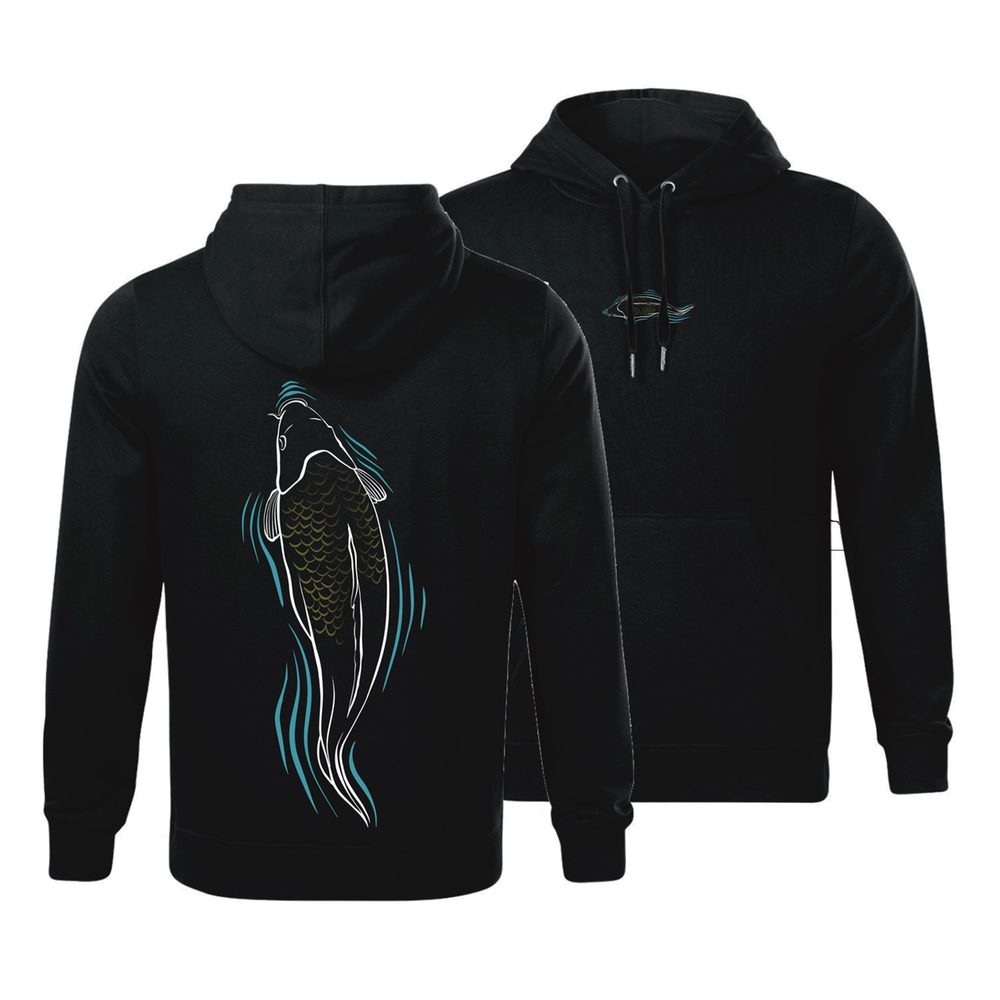 Giants Fishing Mikina pánská černá Kapr u hladiny - vel. 3XL